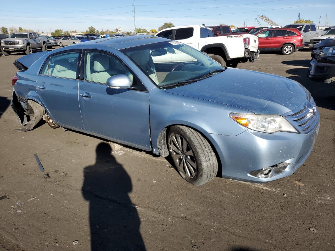 2011 Toyota Avalon VIN 4T1BK3DB4BU425471 Copart auction photo, side damage thumbnail 4