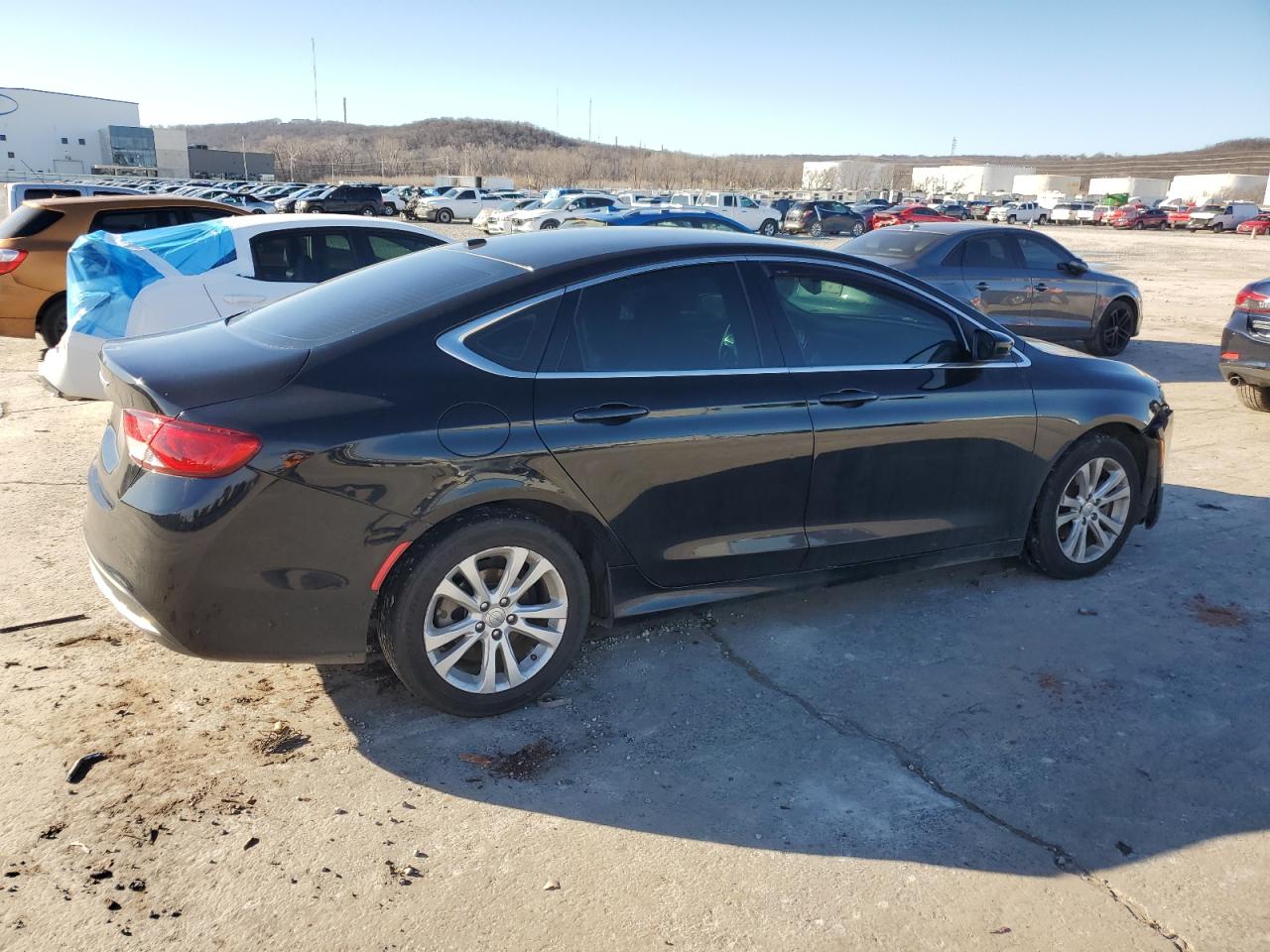 2015 Chrysler 200 VIN 1C3CCCABXFN587040 Copart auction photo, front end damage thumbnail 3