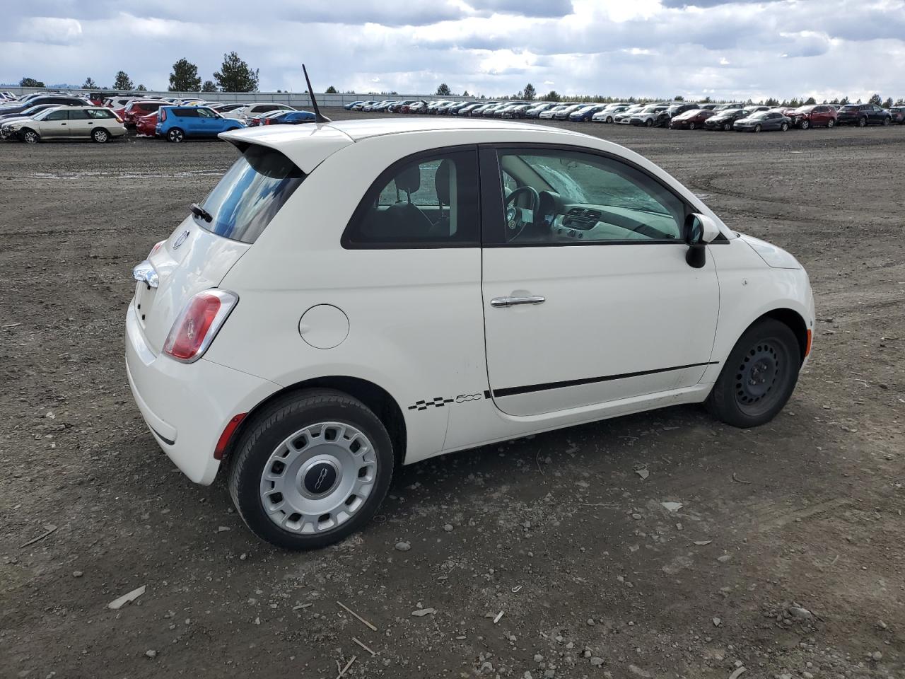 2013 Fiat 500 VIN 3C3CFFAR2DT513484 Copart auction photo, minor dent/scratches damage thumbnail 3