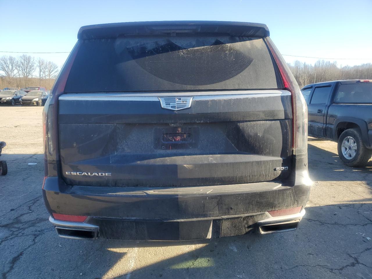 2022 Cadillac Escalade VIN 1GYS4BKLXNR289031 Copart auction photo, front end damage thumbnail 6