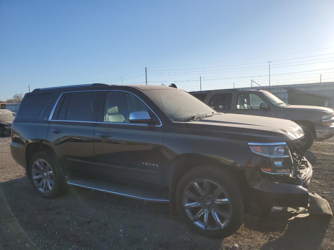 2015 Chevrolet Tahoe VIN 1GNSKCKC6FR567840 Copart auction photo, front end damage thumbnail 4