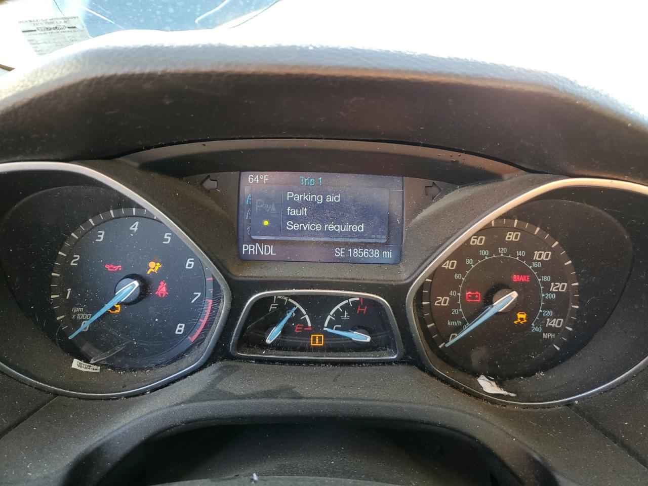 2014 Ford Focus VIN 1FADP3F21EL180172 Copart auction photo, front end damage thumbnail 9