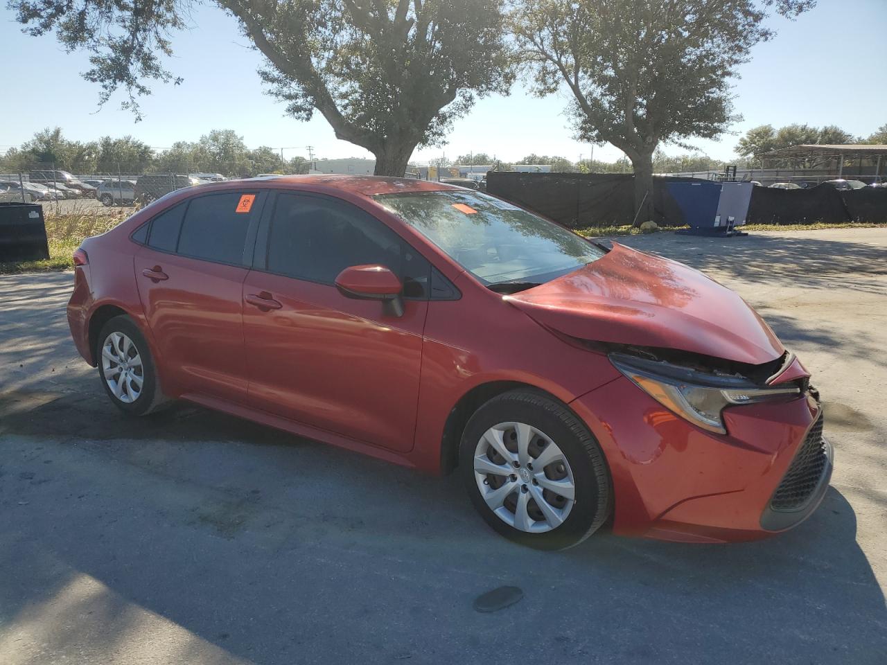 2020 Toyota Corolla VIN JTDEPRAEXLJ082270 Copart auction photo, front end damage thumbnail 4