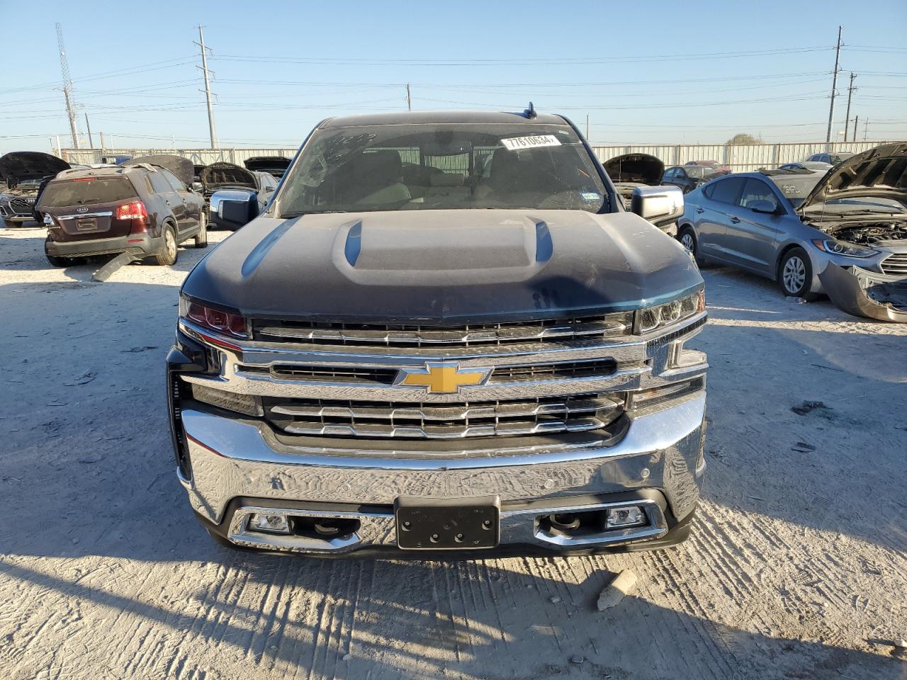 2022 Chevrolet Silverado VIN 3GCPWEED5NG174400 Copart auction photo, side damage thumbnail 5
