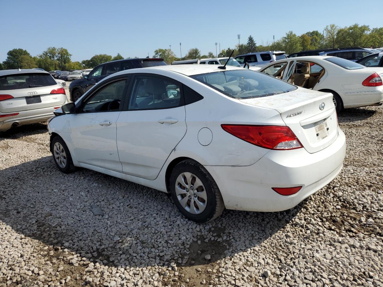 2016 Hyundai Accent VIN KMHCT4AE8GU142214 Copart auction photo, front end damage thumbnail 2
