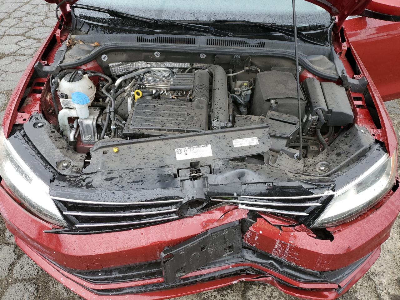 2017 Volkswagen Jetta VIN 3VW2B7AJ2HM403082 Copart auction photo, front end damage thumbnail 11