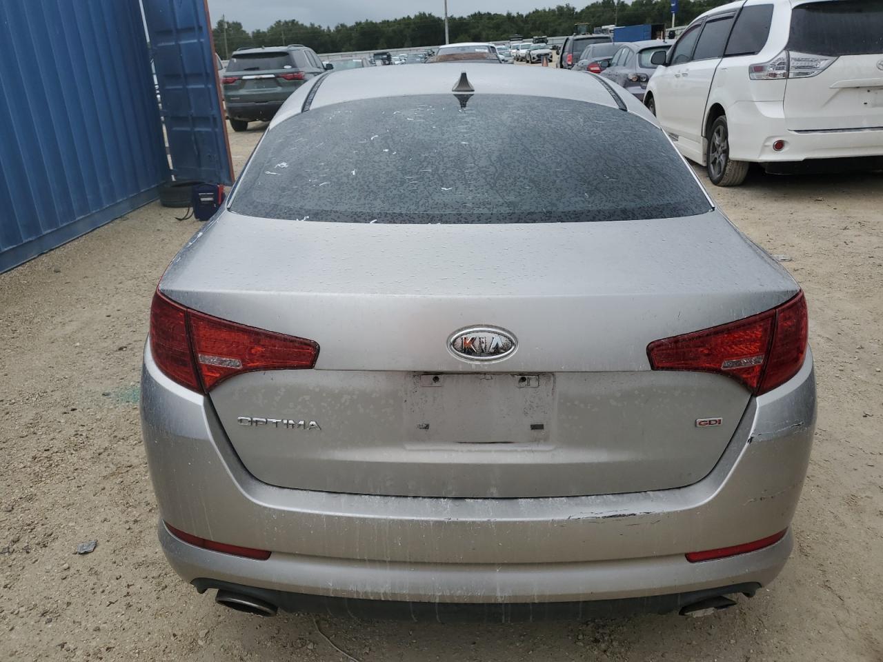 2012 KIA Optima VIN KNAGM4A7XC5274641 Copart auction photo, all over damage thumbnail 6
