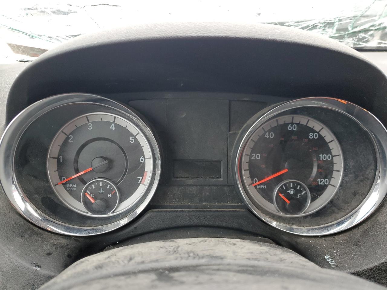 2011 Dodge Caravan VIN 2D4RN3DG0BR683427 Copart auction photo, front end / top/roof damage thumbnail 9