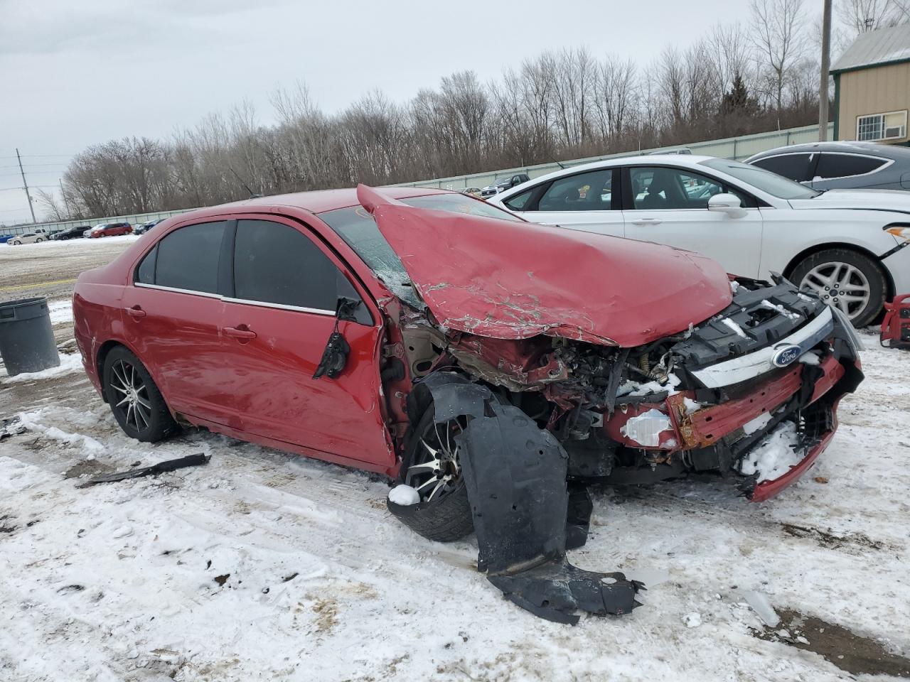 2011 Ford Fusion VIN 3FAHP0JG2BR238712 Copart auction photo, front end damage thumbnail 4