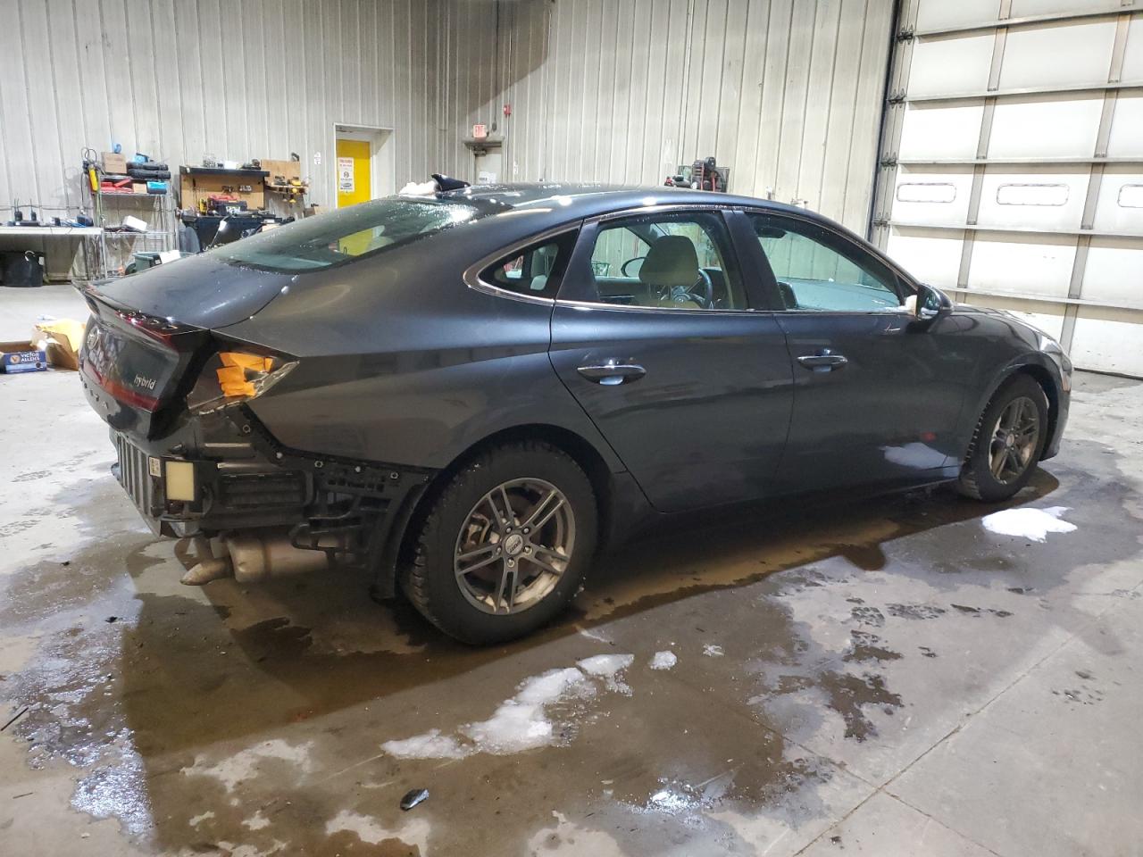 2023 Hyundai Sonata VIN KMHL34JJ9PA079543 Copart auction photo, rear end / side damage thumbnail 3