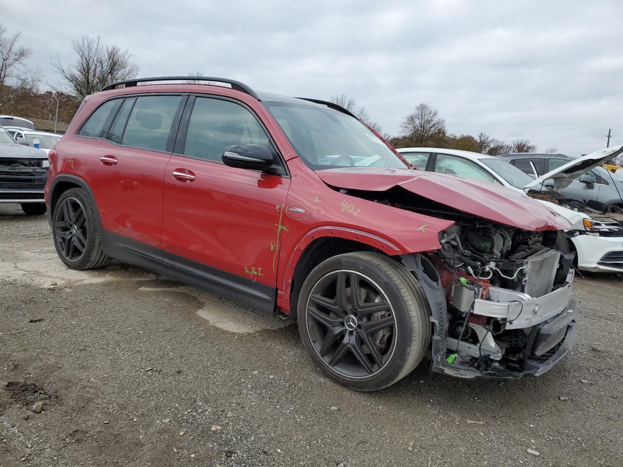 2023 Mercedes-Benz GLB VIN W1N4M5BB9PW299702 Copart auction photo, front end / minor dent/scratches damage thumbnail 4