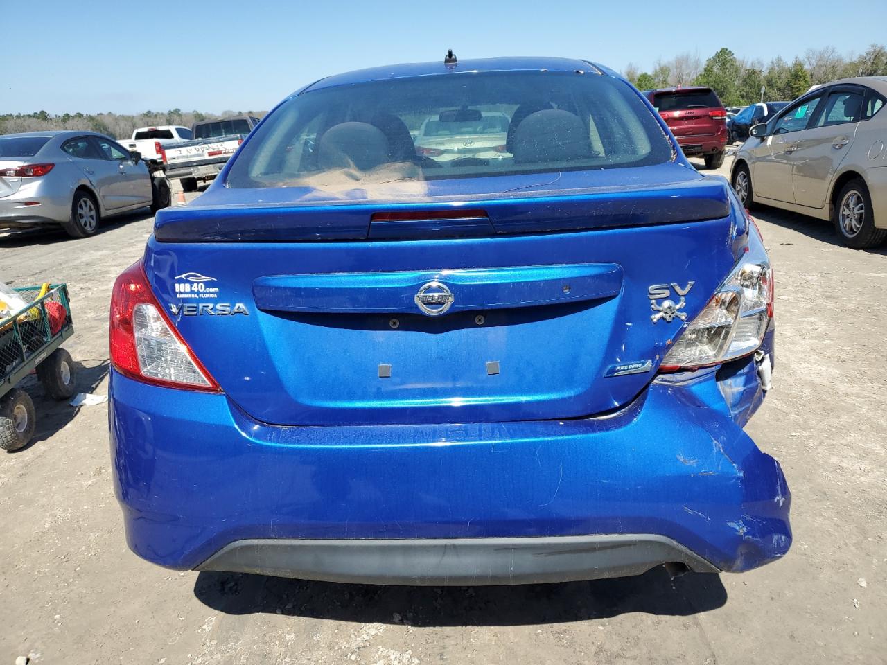 2016 Nissan Versa VIN 3N1CN7AP7GL852994 Copart auction photo, rear end / front end damage thumbnail 6