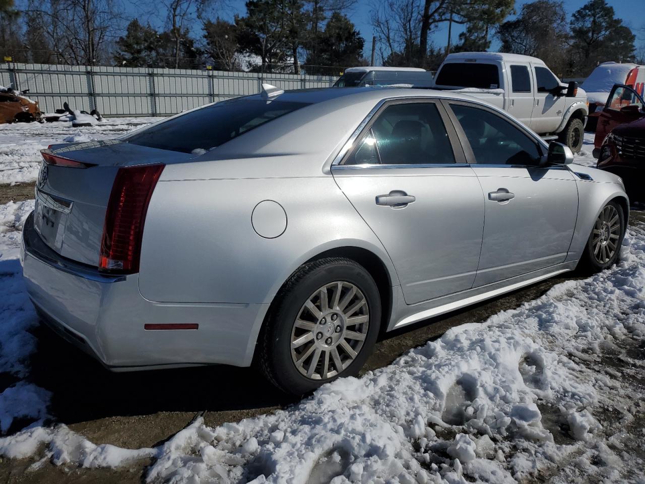 2012 Cadillac CTS VIN 1G6DE5E5XC0130198 Copart auction photo, front end / undercarriage damage thumbnail 3