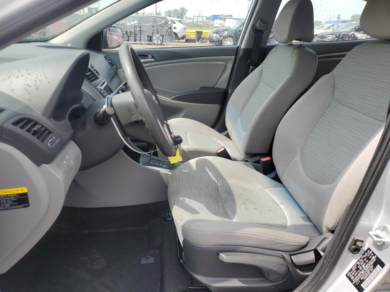 2016 Hyundai Accent VIN KMHCT4AE7GU014580 Copart auction photo, front end damage thumbnail 7