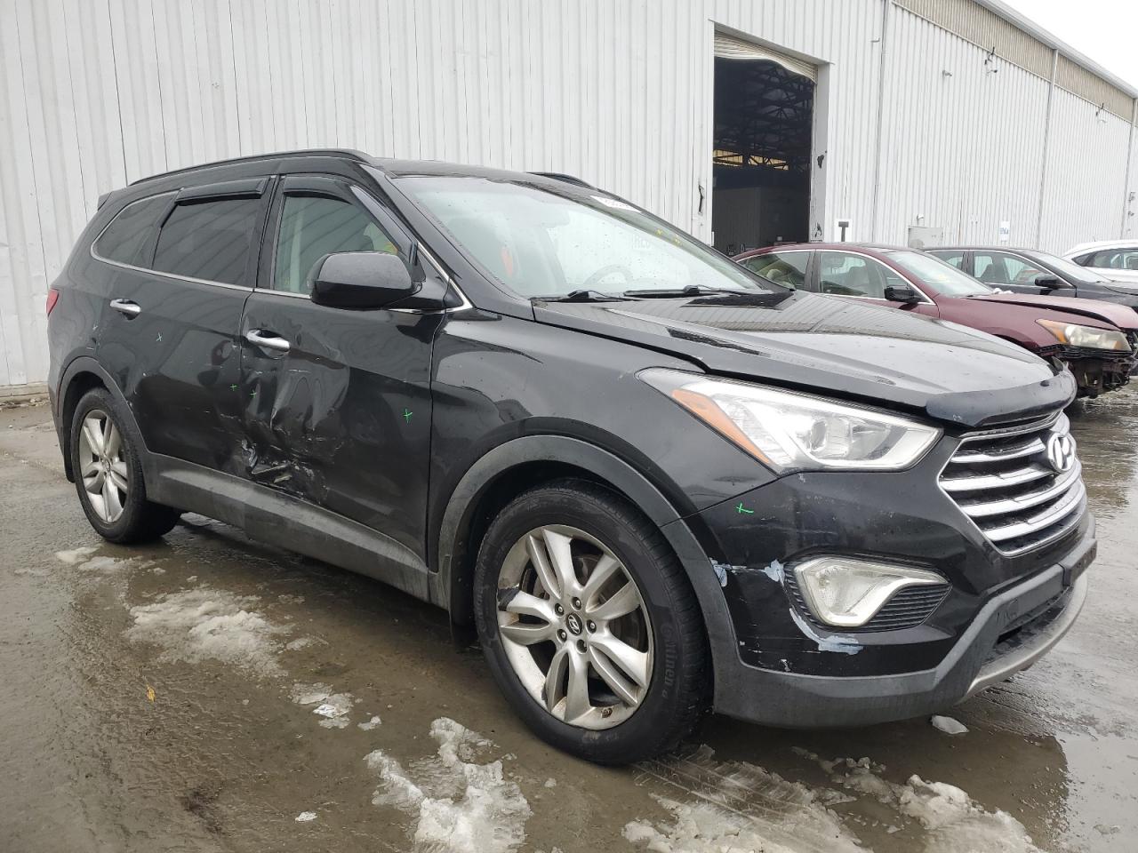 2016 Hyundai Santa Fe VIN KM8SMDHF2GU159727 Copart auction photo, side damage thumbnail 4