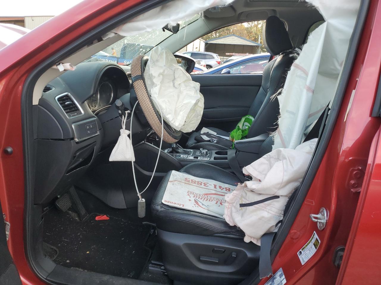 2016 Mazda CX-5 VIN JM3KE4DY9G0739497 Copart auction photo, mechanical / front end damage thumbnail 7