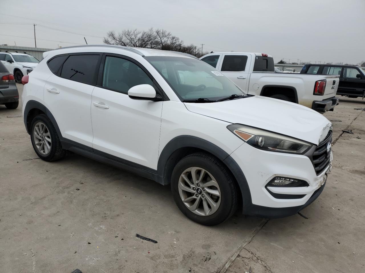 2016 Hyundai Tucson VIN KM8J33A41GU071771 Copart auction photo, front end damage thumbnail 4