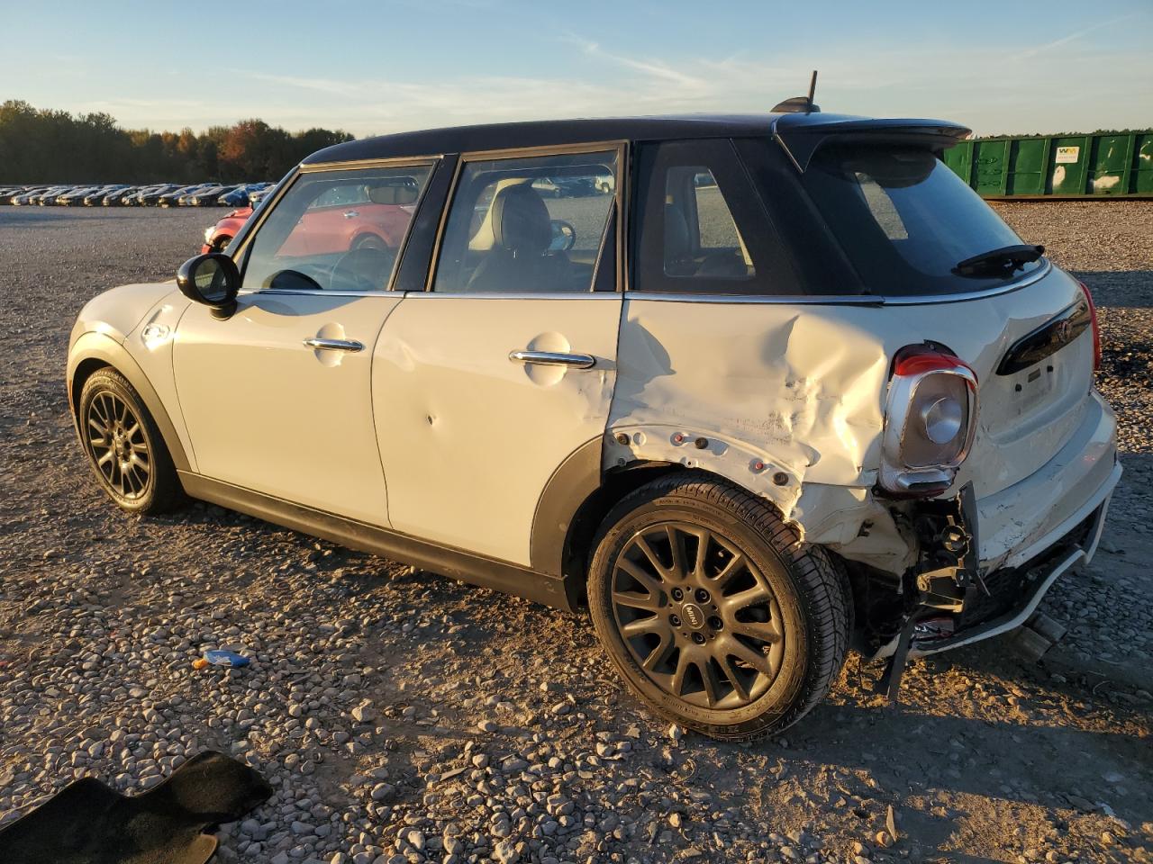 2017 MINI Cooper VIN WMWXU3C37H2F48913 Copart auction photo, rear end / side damage thumbnail 2