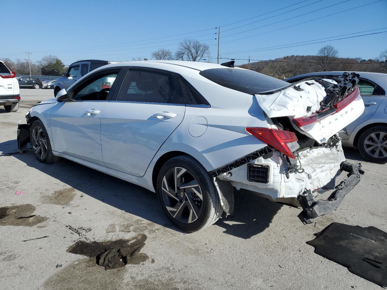 2024 Hyundai Elantra VIN KMHLS4DG2RU760843 Copart auction photo, rear end / front end damage thumbnail 2
