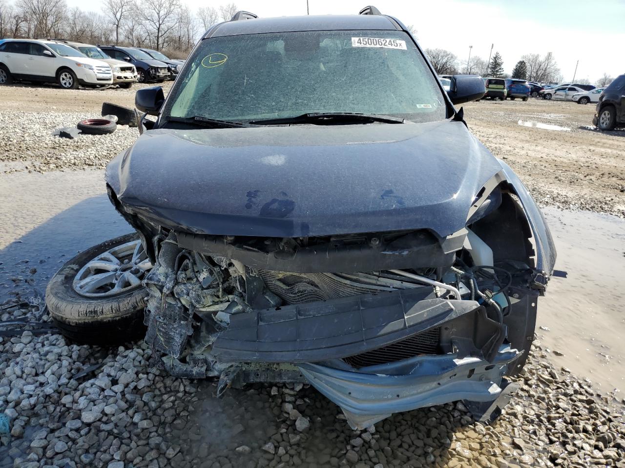 2017 Chevrolet Equinox VIN 2GNALCEK1H1595682 Copart auction photo, front end / burn - engine damage thumbnail 5