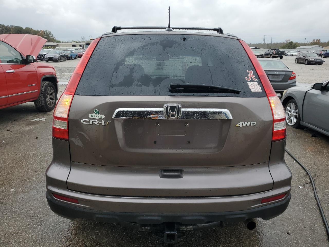 2011 Honda CR-V VIN 5J6RE4H78BL016377 Copart auction photo, front end / side damage thumbnail 6