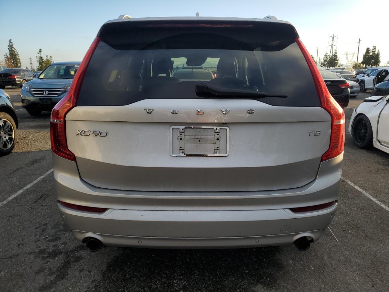 2018 Volvo XC90 VIN YV4102CKXJ1337586 Copart auction photo, front end / side damage thumbnail 6