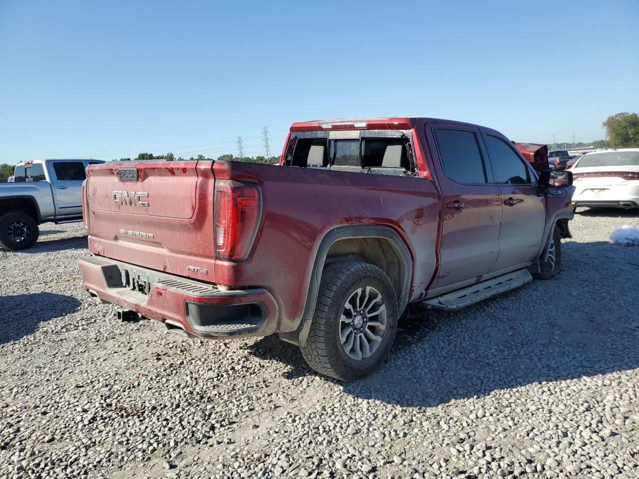 2020 GMC Sierra VIN 3GTP9EEL7LG119314 Copart auction photo, front end damage thumbnail 3