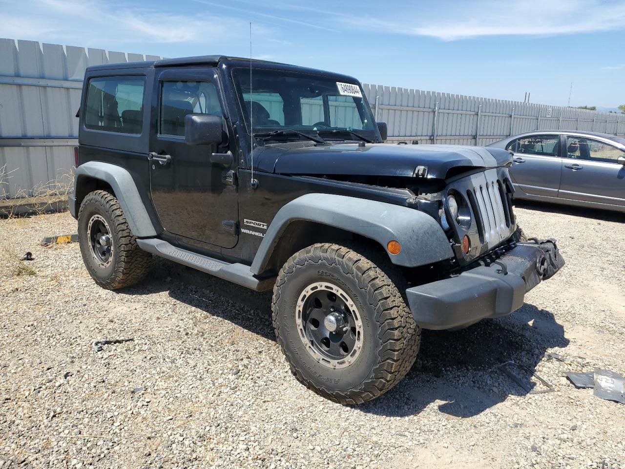 2011 Jeep Wrangler VIN 1J4AA2D17BL503858 Copart auction photo, front end damage thumbnail 4
