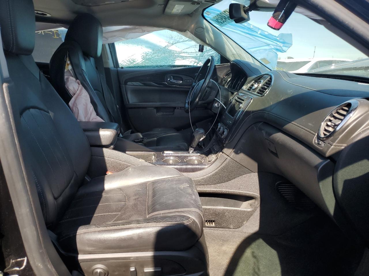 2016 Buick Enclave VIN 5GAKRCKDXGJ347812 Copart auction photo, side / front end damage thumbnail 7