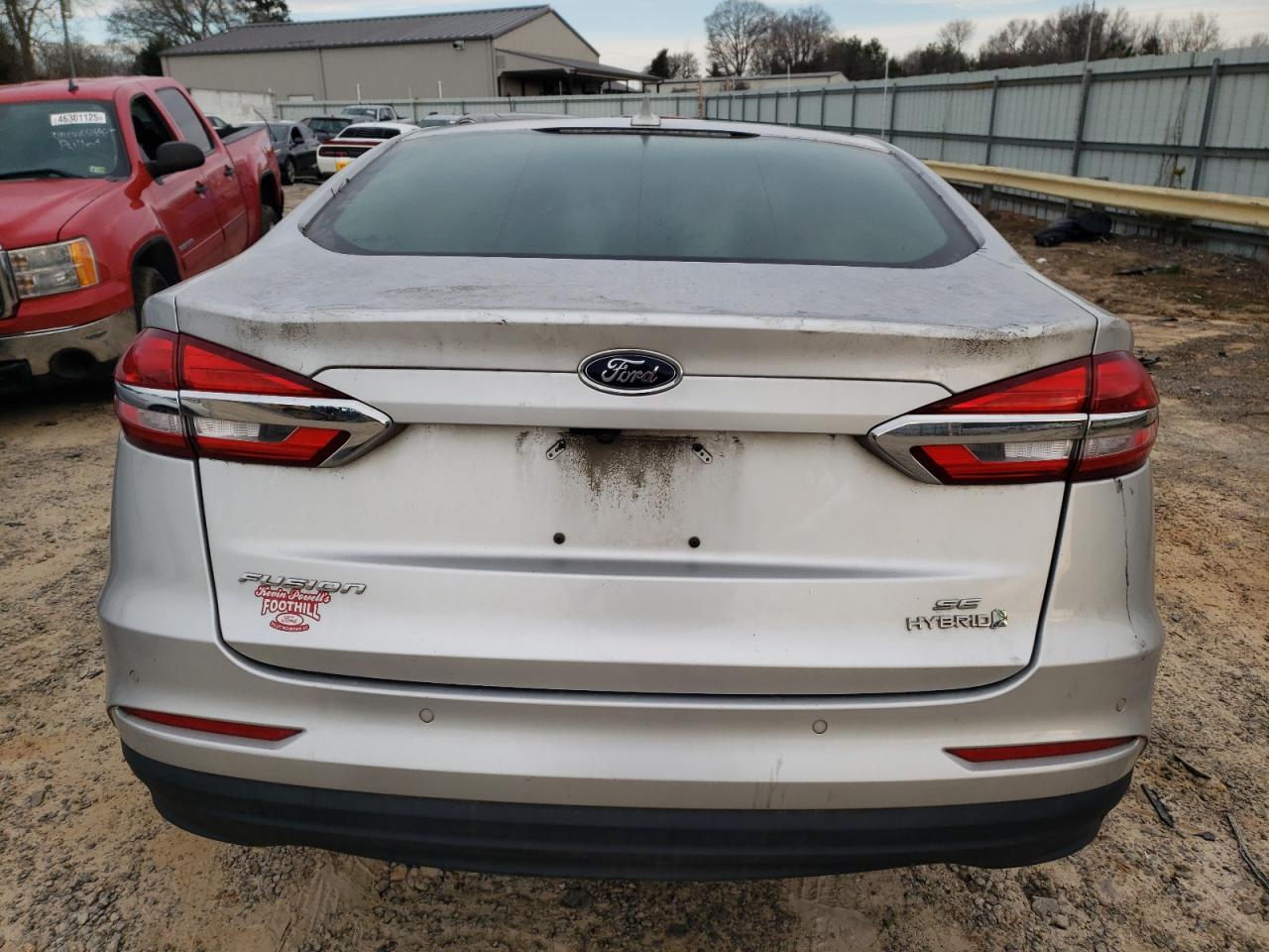 2019 Ford Fusion VIN 3FA6P0LU0KR140157 Copart auction photo, all over / stripped damage thumbnail 6