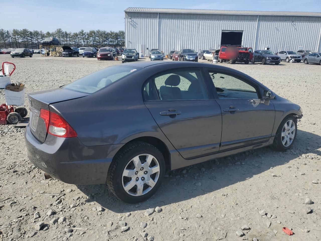 2009 Honda Civic VIN 2HGFA16599H519719 Copart auction photo, front end / side damage thumbnail 3