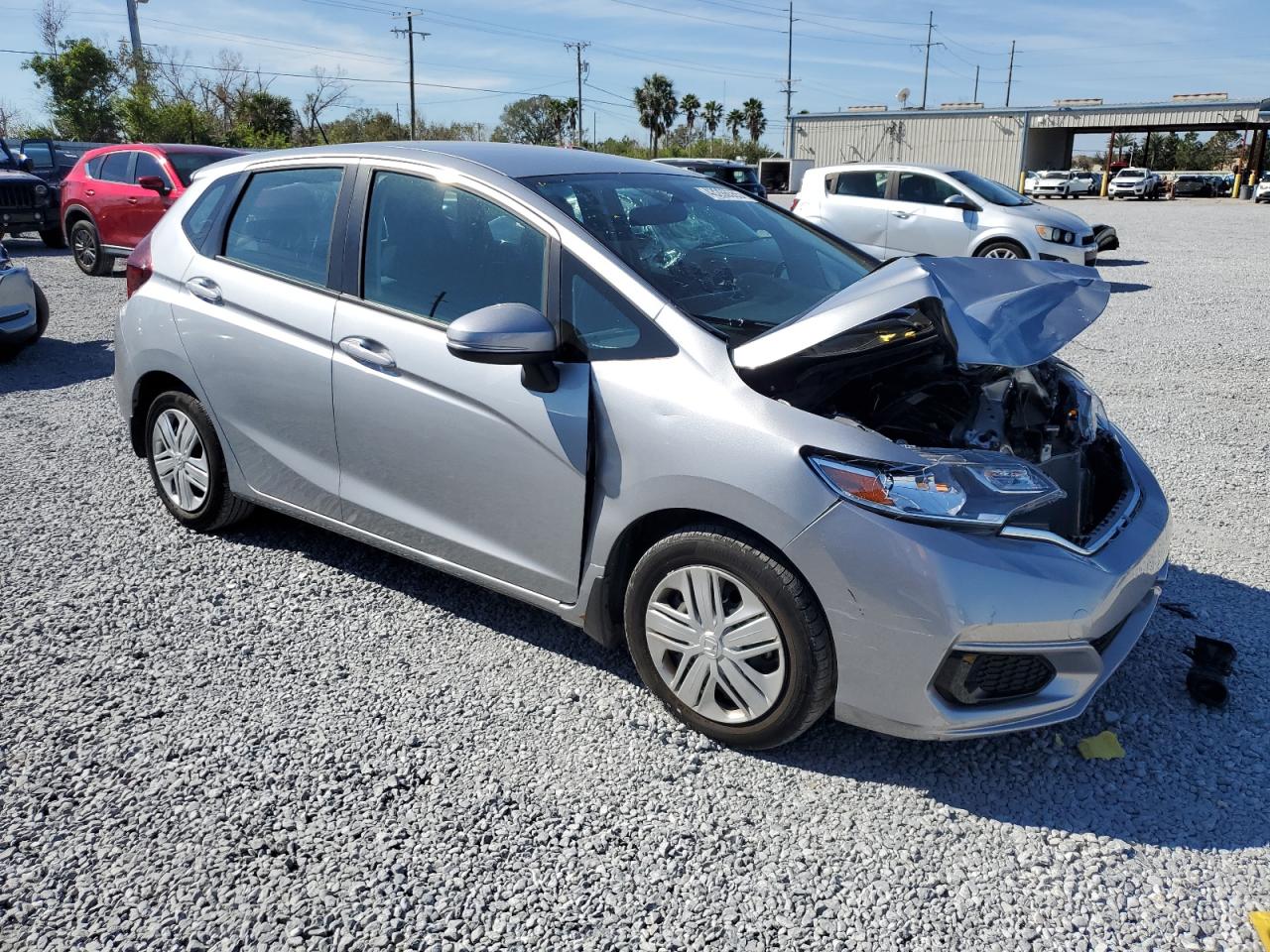 2020 Honda Fit VIN 3HGGK5H43LM724278 Copart auction photo, front end damage thumbnail 4
