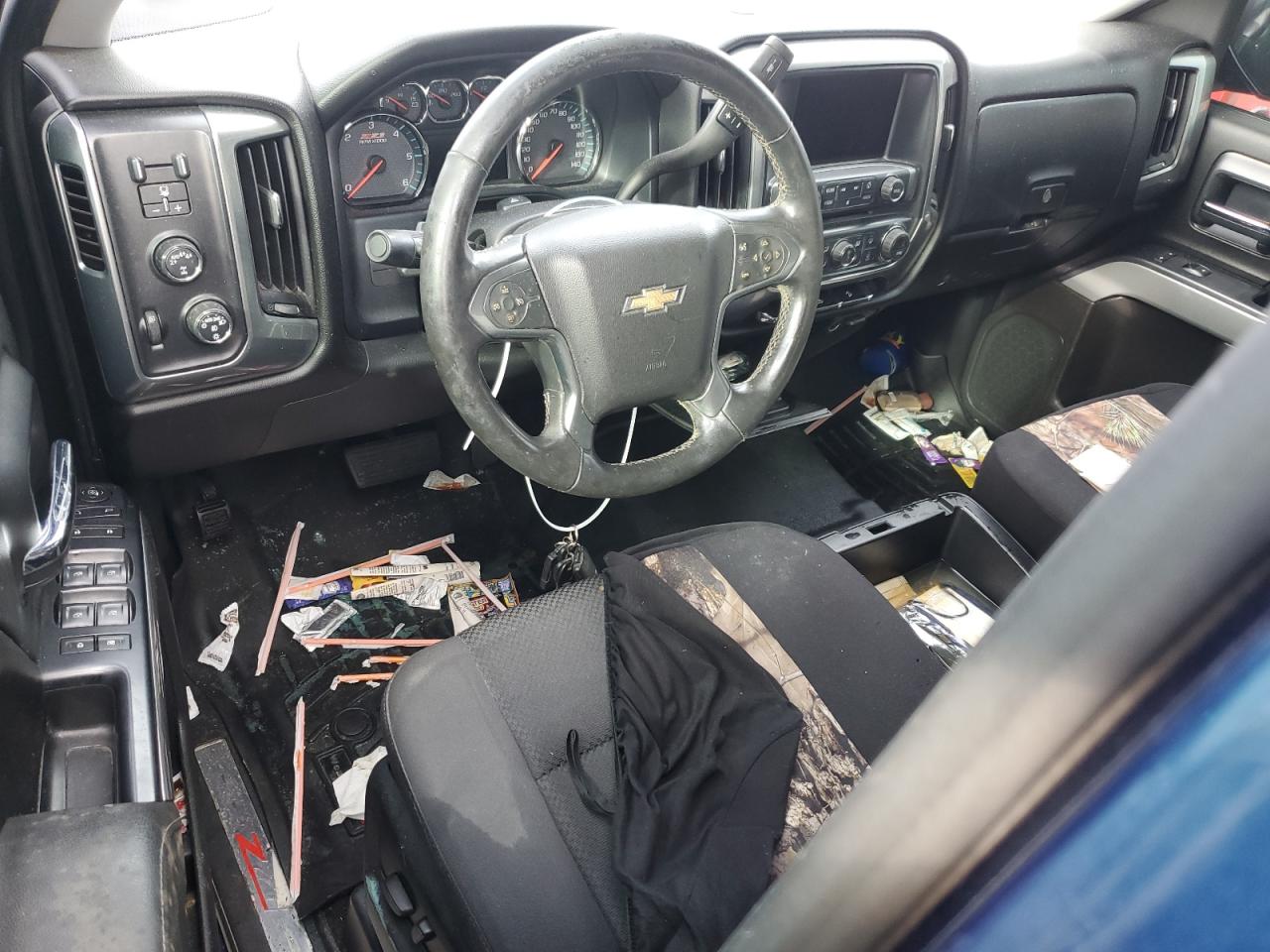 2017 Chevrolet Silverado VIN 3GCUKREC3HG107523 Copart auction photo, water/flood damage thumbnail 8