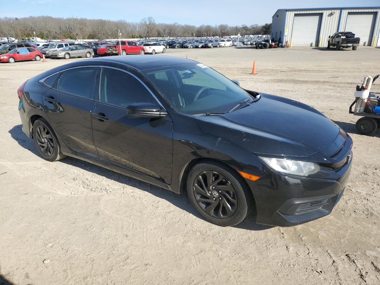 2017 Honda Civic VIN 19XFC2F79HE004715 Copart auction photo, side damage thumbnail 4