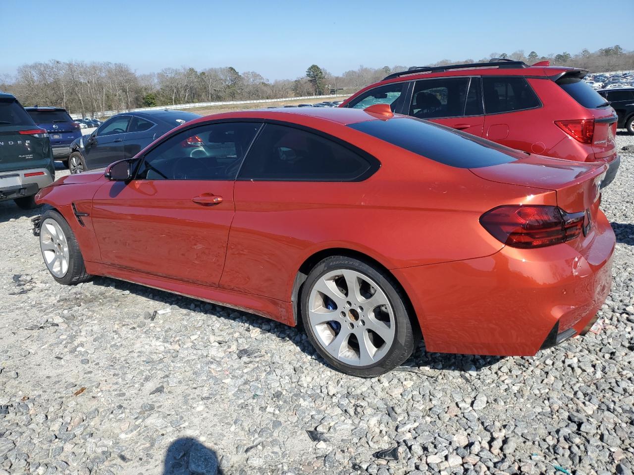 2015 BMW M4 VIN WBS3R9C52FK332123 Copart auction photo, front end damage thumbnail 2