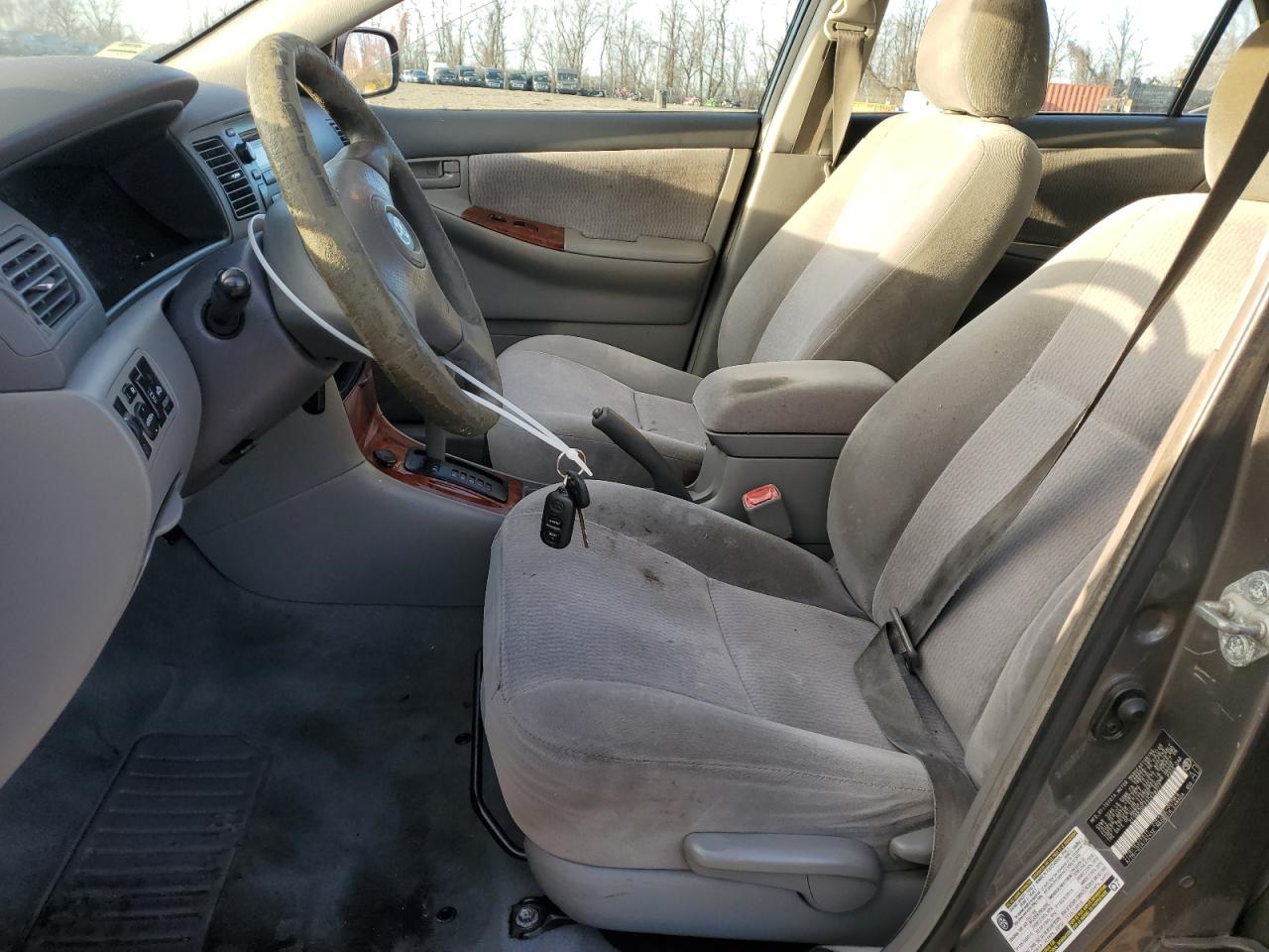2005 Toyota Corolla VIN 2T1BR30EX5C428277 Copart auction photo, front end damage thumbnail 7