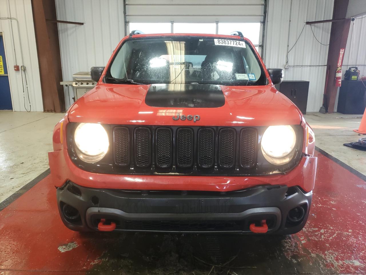 2016 Jeep Renegade VIN ZACCJBCT8GPC75793 Copart auction photo, front end / side damage thumbnail 5
