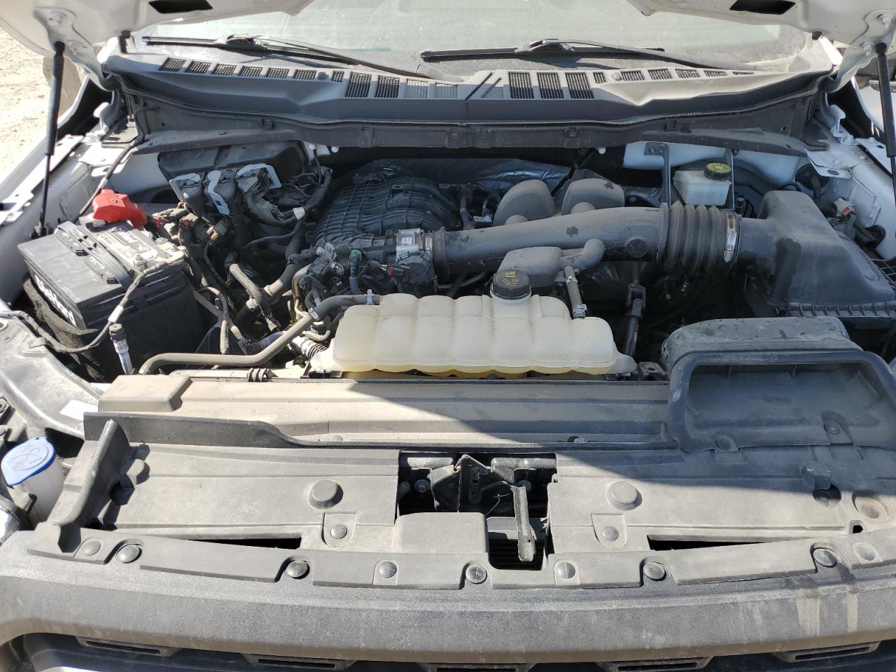 2022 Ford F-150 VIN 1FTEX1EB6NKE84205 Copart auction photo, front end / side damage thumbnail 11