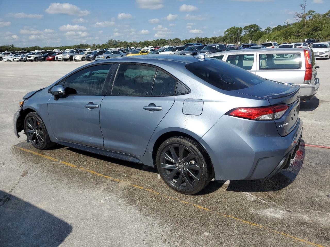 2023 Toyota Corolla VIN 5YFS4MCE0PP157653 Copart auction photo, front end / hail damage thumbnail 2