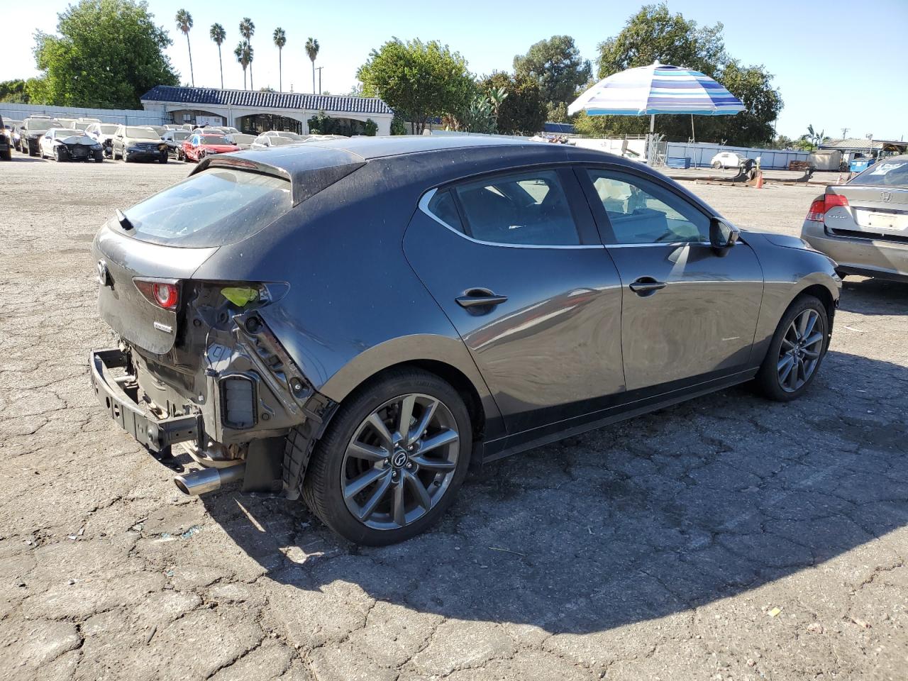 2022 Mazda 3 VIN JM1BPALL6N1504344 Copart auction photo, all over / minor dent/scratches damage thumbnail 3