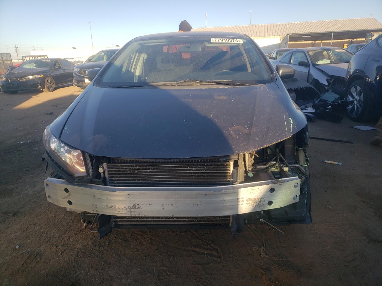 2015 Honda Civic VIN 19XFB2F52FE236099 Copart auction photo, front end damage thumbnail 5