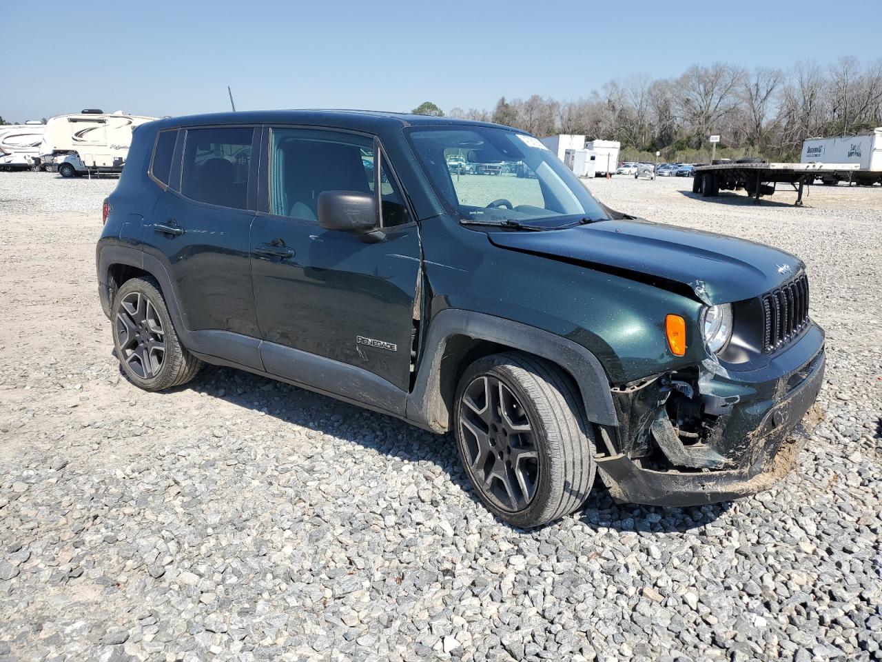2021 Jeep Renegade VIN ZACNJCAB6MPM34019 Copart auction photo, front end / minor dent/scratches damage thumbnail 4