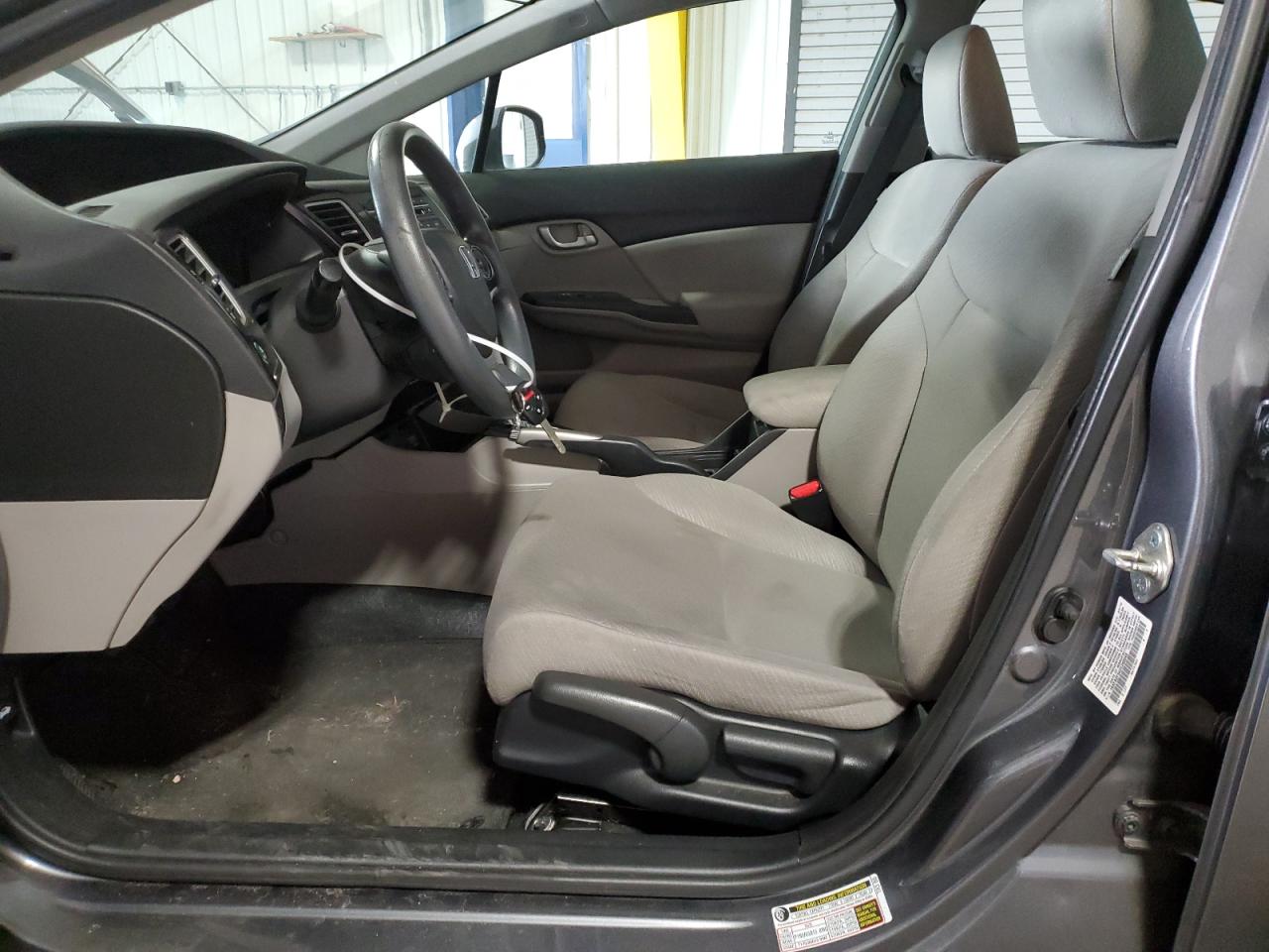 2013 Honda Civic VIN 19XFB2F54DE260045 Copart auction photo, rear end damage thumbnail 7