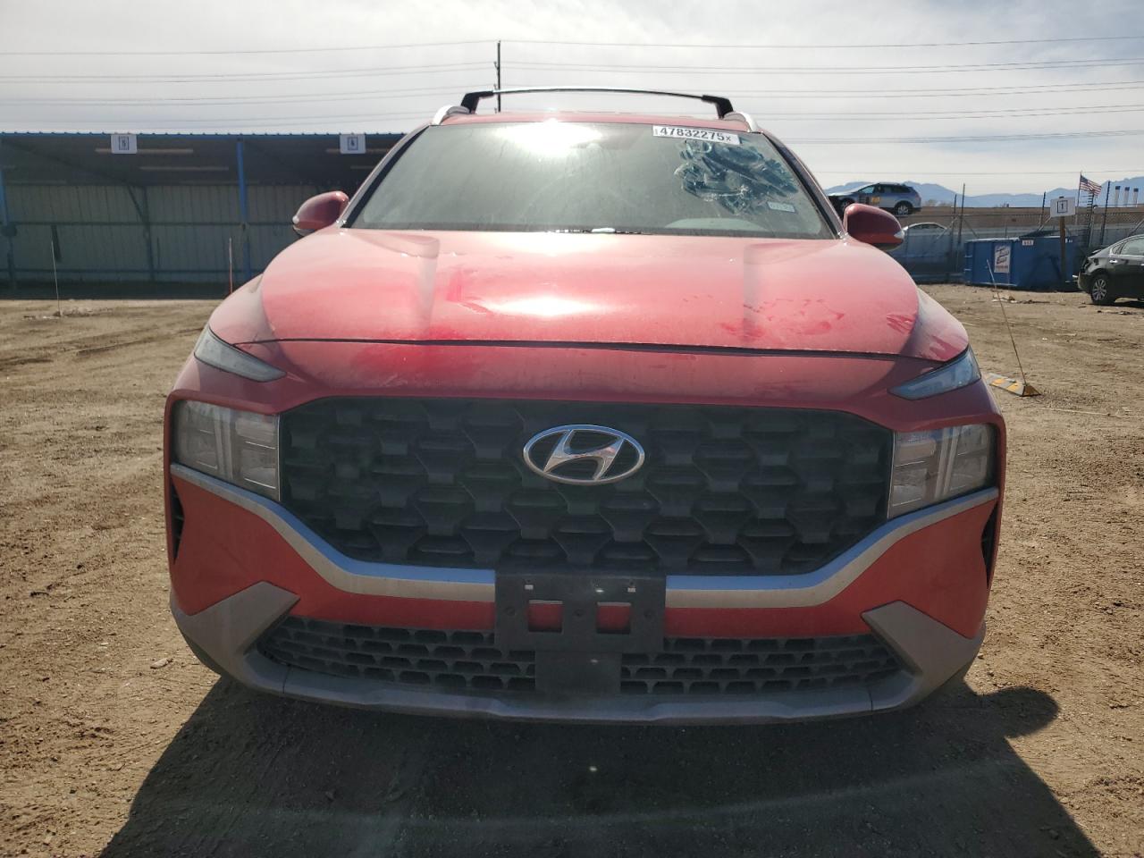 2023 Hyundai Santa Fe VIN 5NMS2DAJ5PH540889 Copart auction photo, side / front end damage thumbnail 5