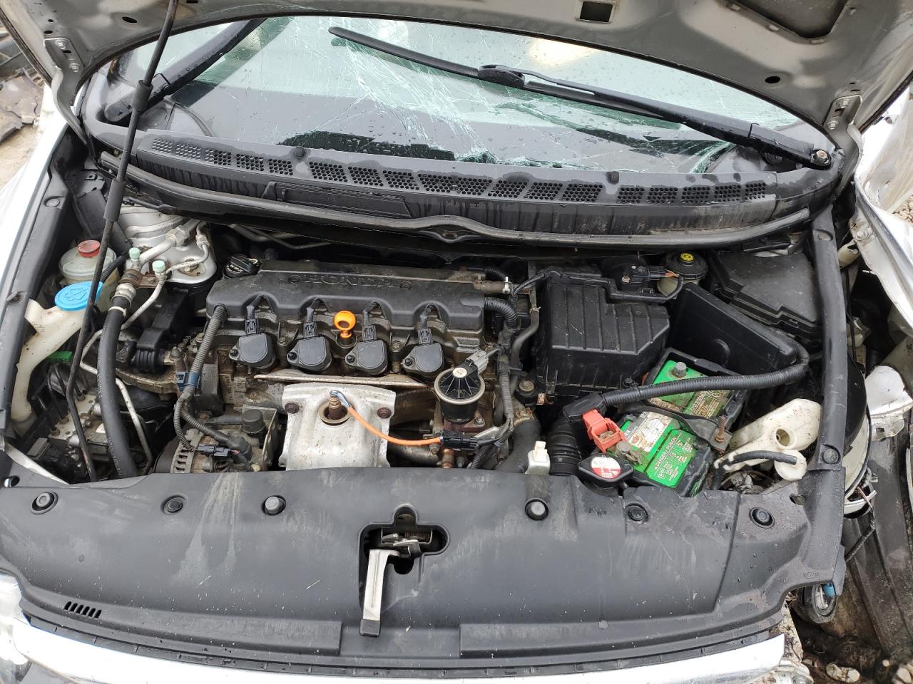 2010 Honda Civic VIN 19XFA1F8XAE020243 Copart auction photo, front end / rear end damage thumbnail 13