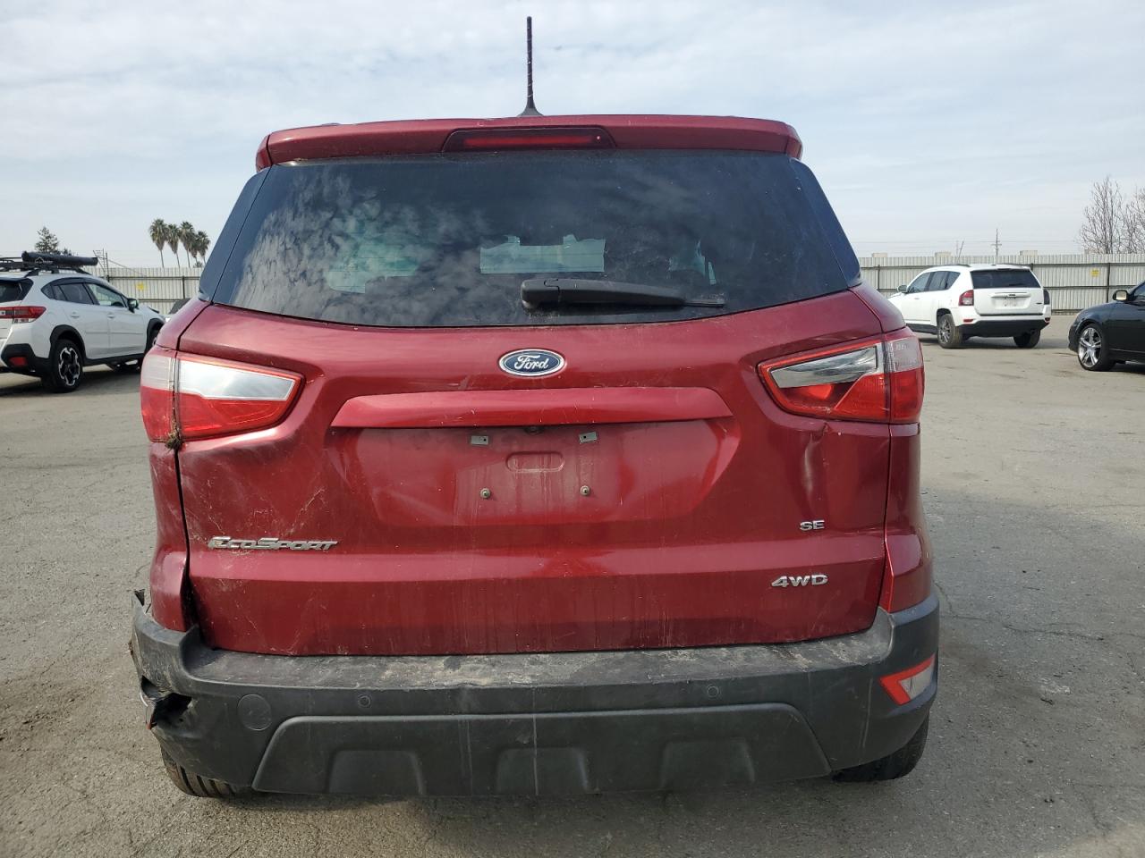 2018 Ford EcoSport VIN MAJ6P1UL8JC231833 Copart auction photo, water/flood / all over damage thumbnail 6