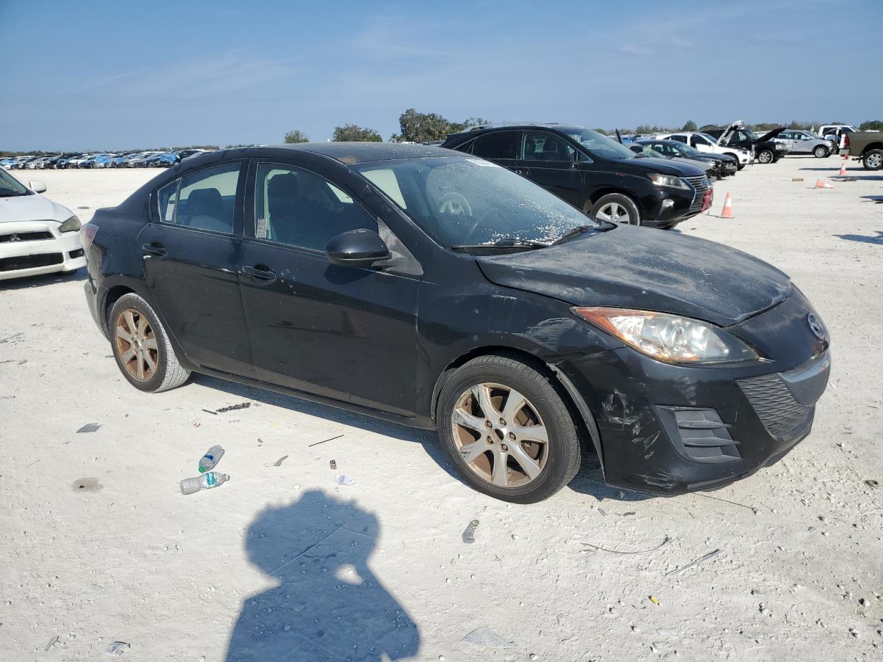2010 Mazda 3 VIN JM1BL1SF3A1219067 Copart auction photo, front end damage thumbnail 4