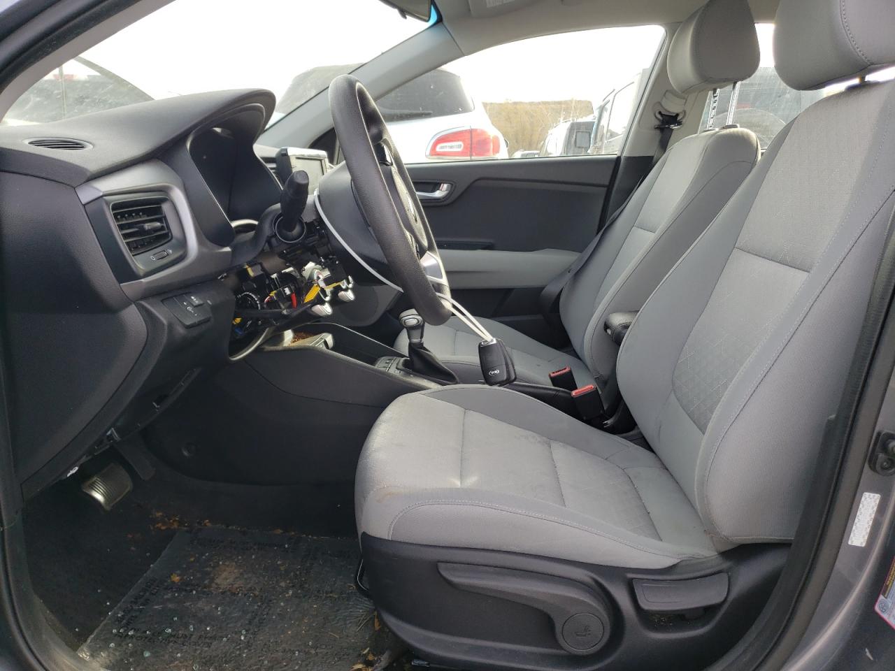 2020 KIA Rio VIN 3KPA24AD1LE333911 Copart auction photo, vandalism / side damage thumbnail 7