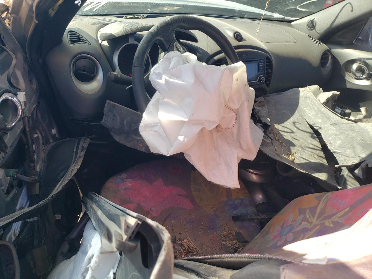2015 Nissan Juke VIN JN8AF5MR0FT506903 Copart auction photo, front end / side damage thumbnail 8