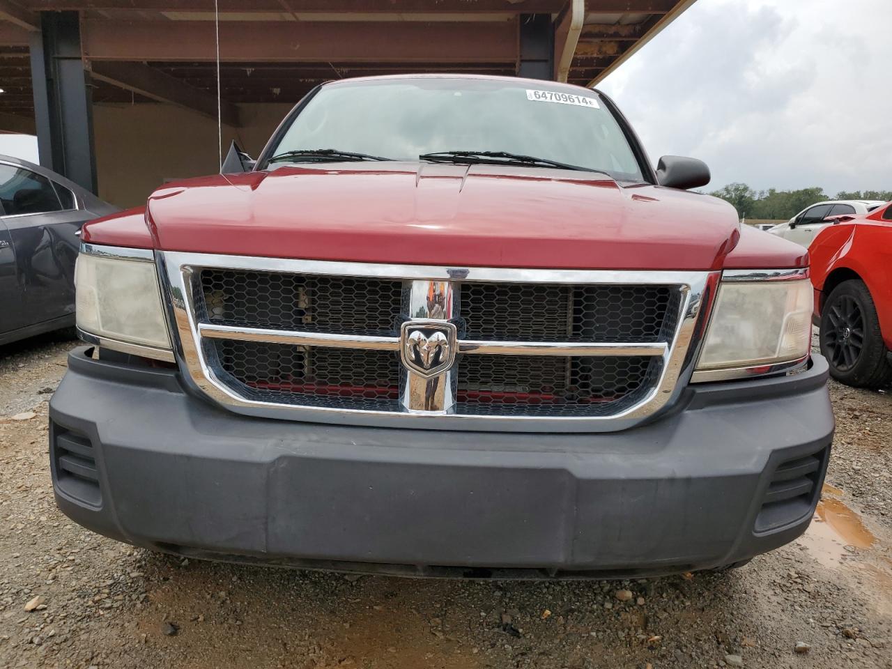 2008 Dodge Dakota VIN 1D7HE38K18S541785 Copart auction photo, top/roof / side damage thumbnail 5